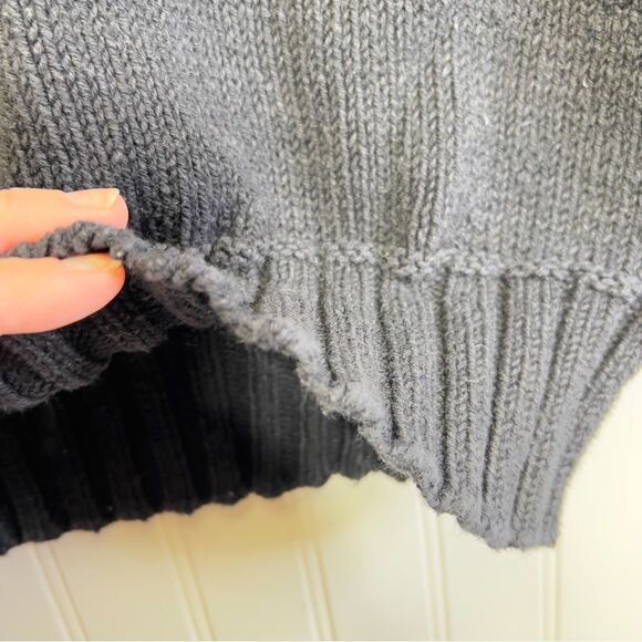 Vintage Ralph Lauren Sportsman Fair Isle Snowflake Sweater M Wool linen blue - Picture 7 of 15